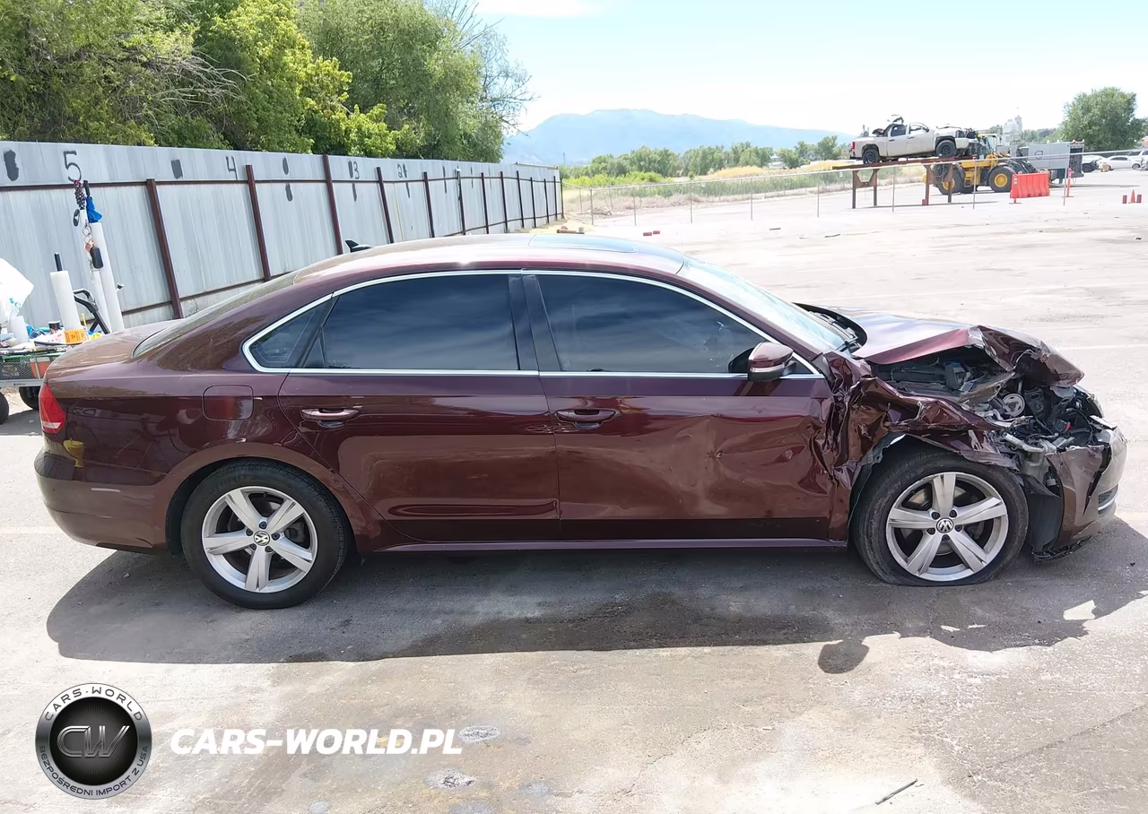 2013 Volkswagen Passat 2.5L Se VIN:1VWBP7A38DC104646 - 13