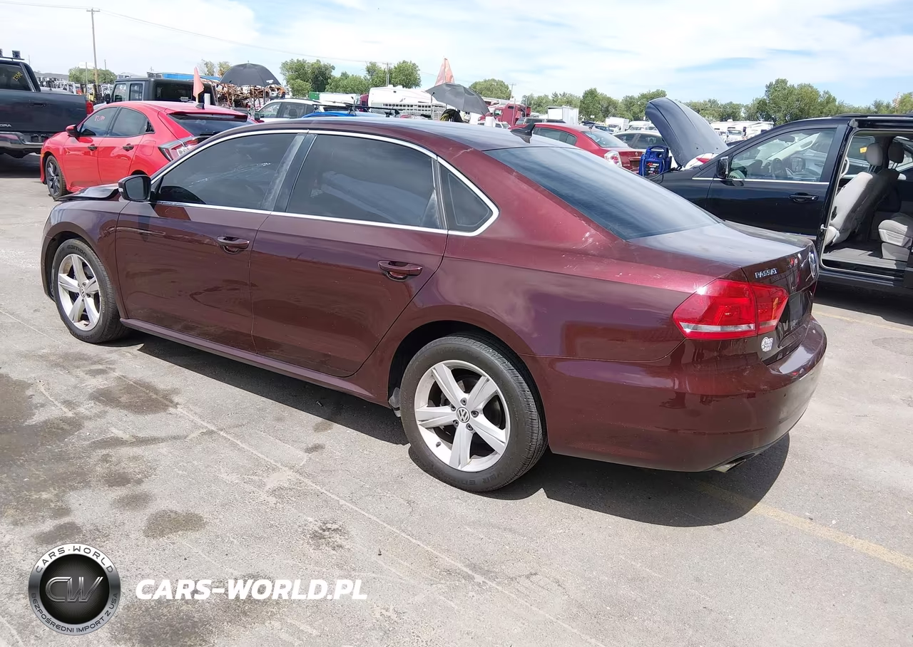 2013 Volkswagen Passat 2.5L Se VIN:1VWBP7A38DC104646 - 3