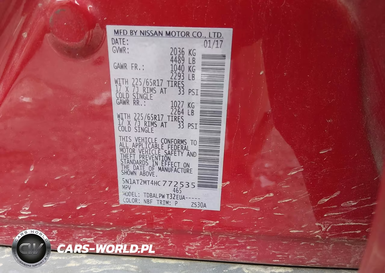 2017 Nissan Rogue S VIN:5N1AT2MT4HC772535 - 9