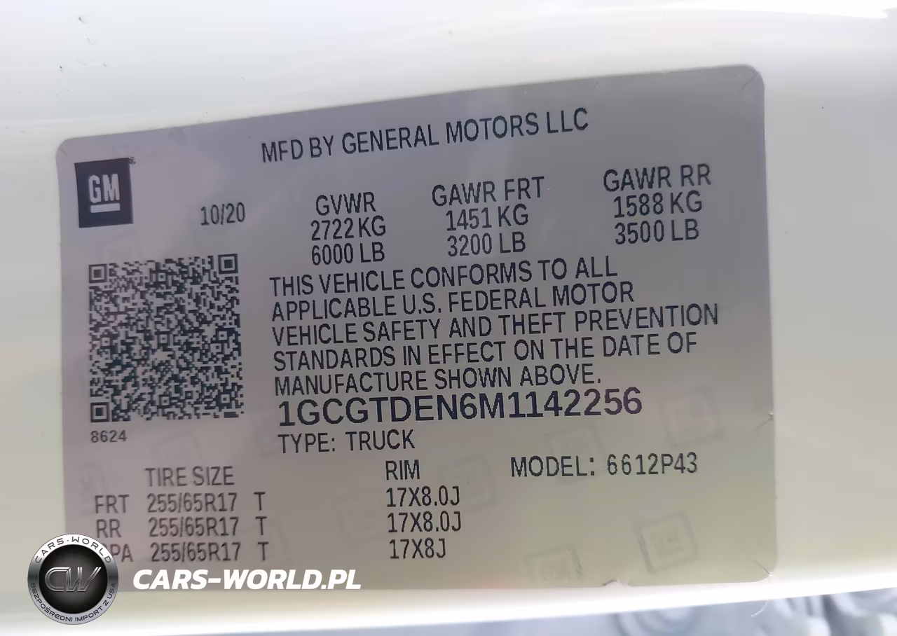 2021 Chevrolet Colorado 4Wd Short Box Z71 VIN:1GCGTDEN6M1142256 - 9