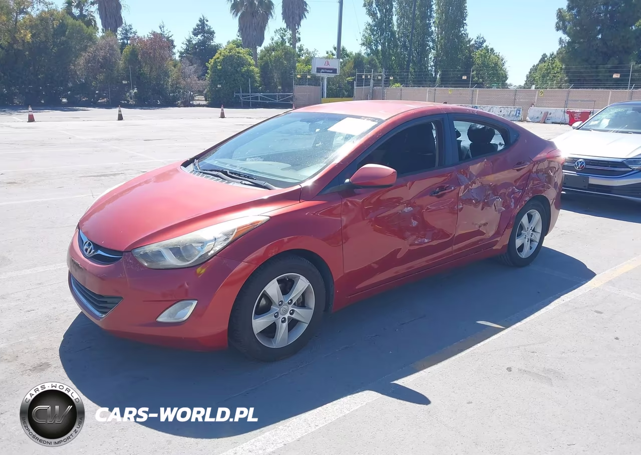 2012 Hyundai Elantra Gls (Ulsan Plant) VIN:KMHDH4AE8CU435403 - 2