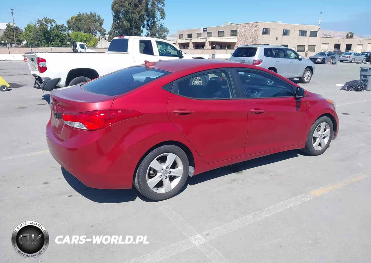 2012 Hyundai Elantra Gls (Ulsan Plant) VIN:KMHDH4AE8CU435403 - 4