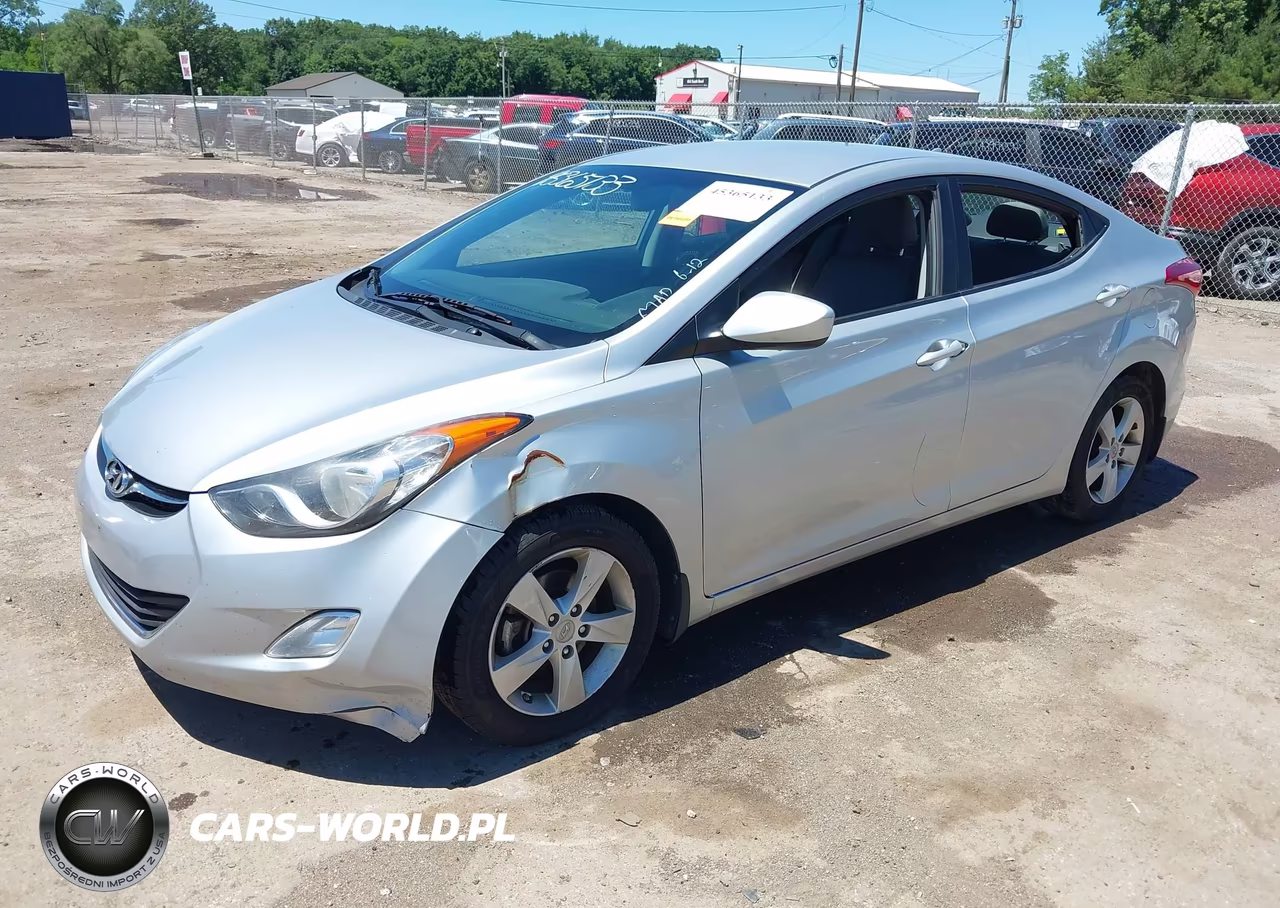 2013 Hyundai Elantra Gls VIN:5NPDH4AE8DH278732 - 2