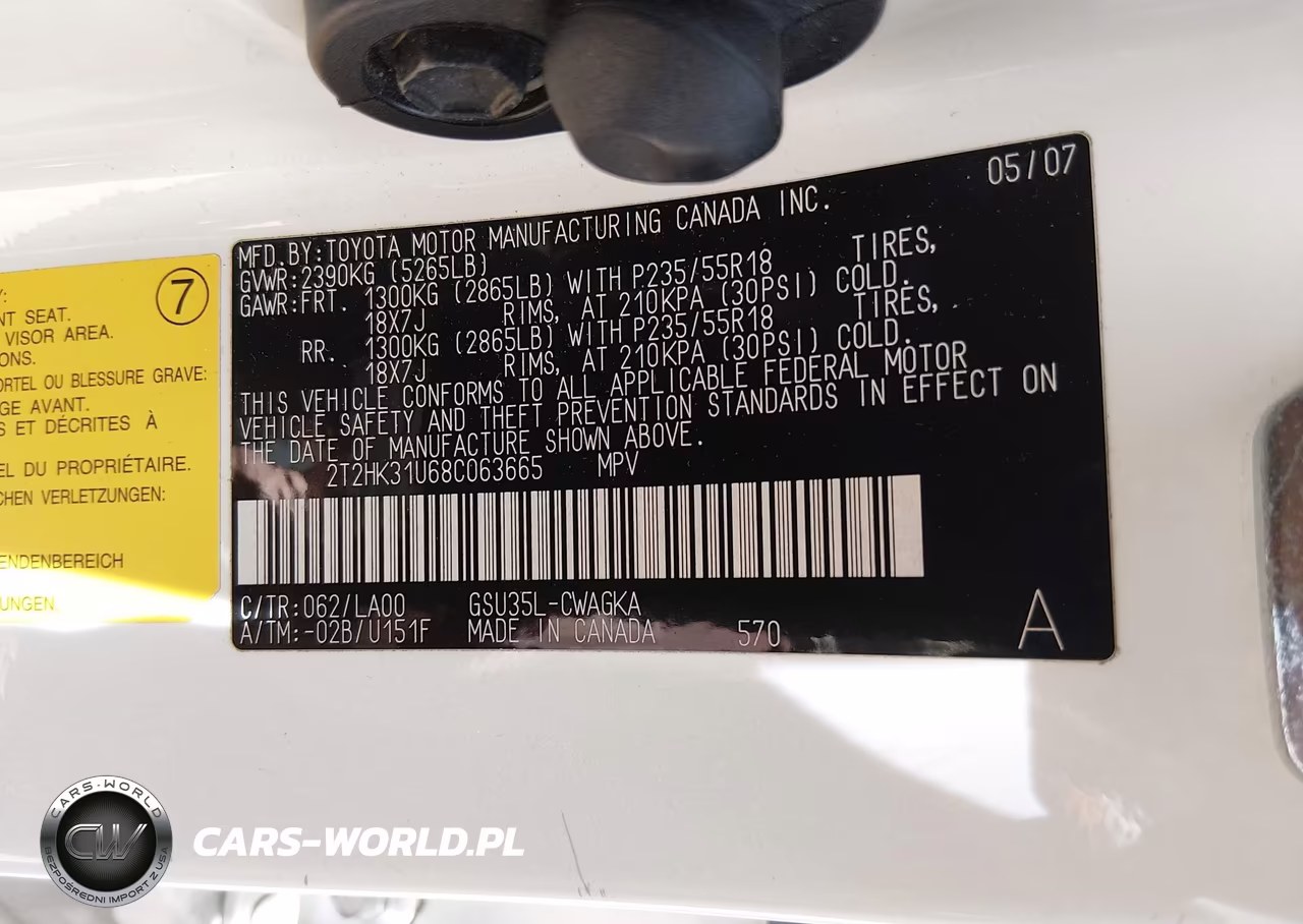 2008 Lexus Rx 350 VIN:2T2HK31U68C063665 - 9