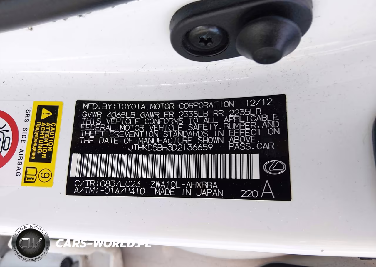 2013 Lexus Ct 200H VIN:JTHKD5BH3D2136659 - 9