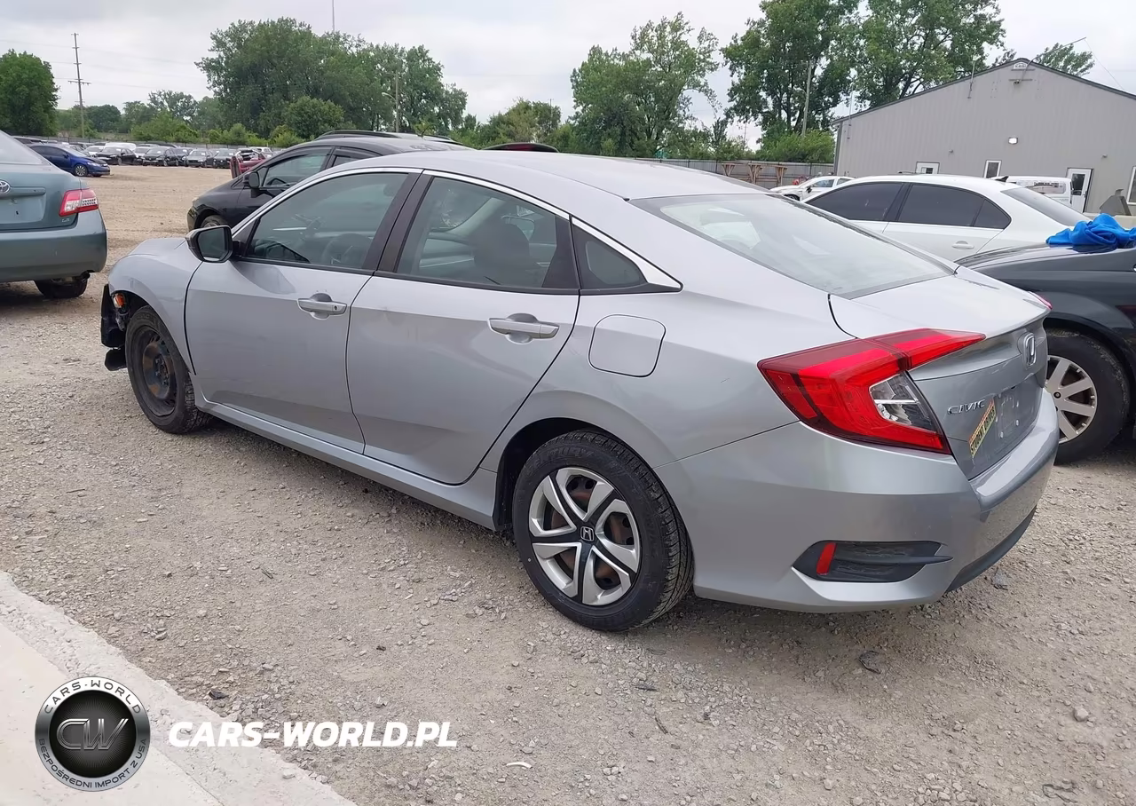 2017 Honda Civic Lx VIN:19XFC2F55HE044997 - 3