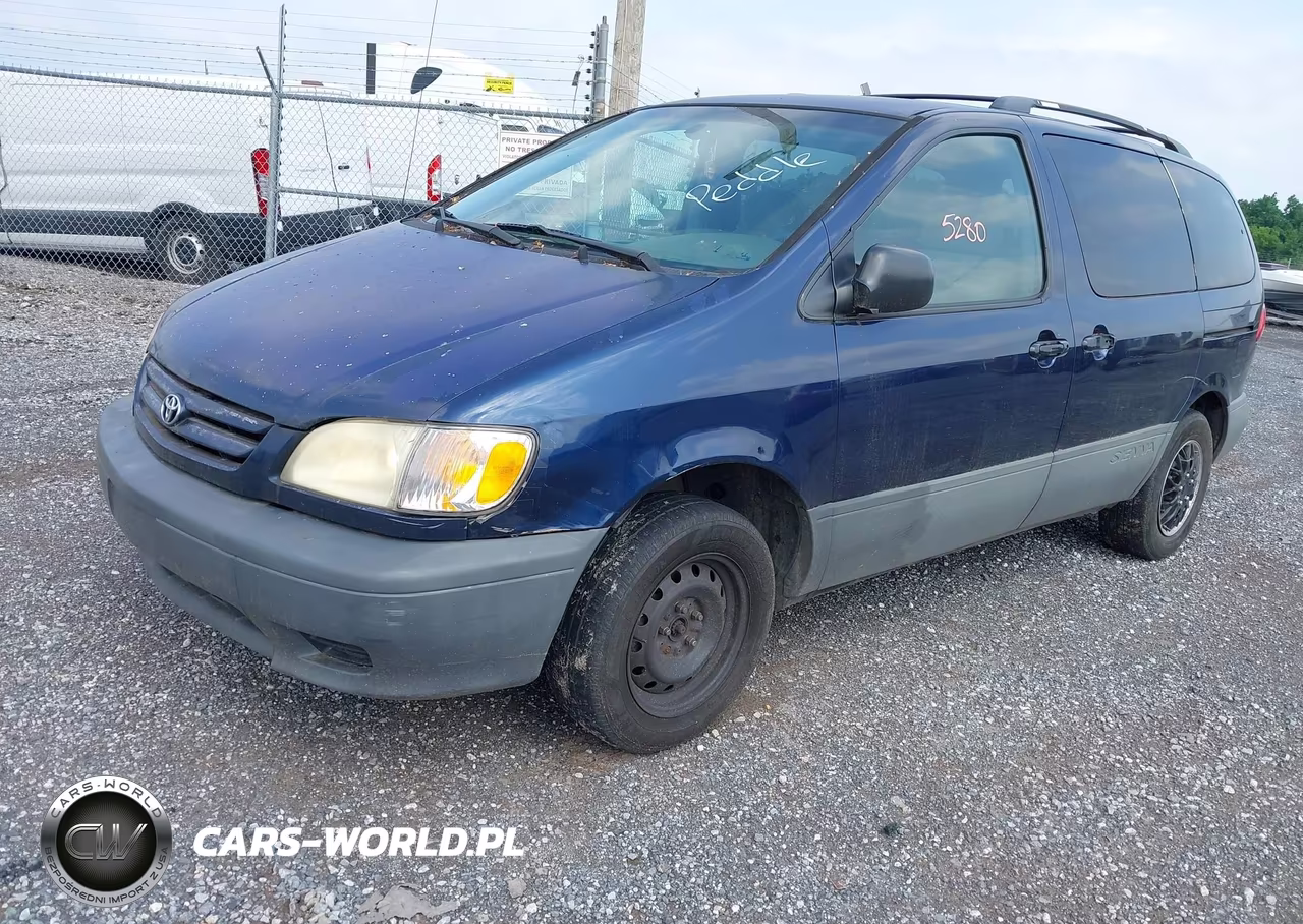 2002 Toyota Sienna Le VIN:4T3ZF13C42U419629 - 2