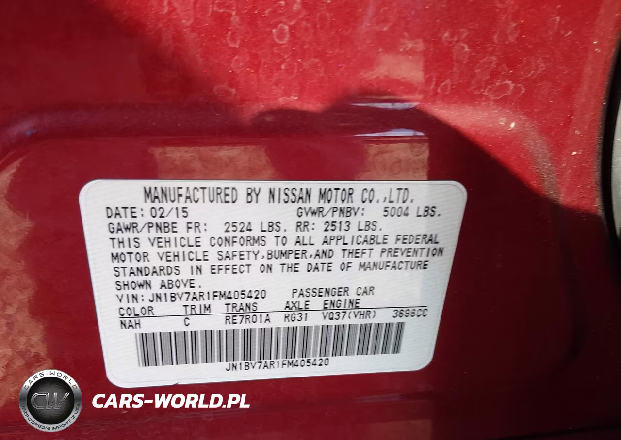 2015 Infiniti Q50 Premium VIN:JN1BV7AR1FM405420 - 9