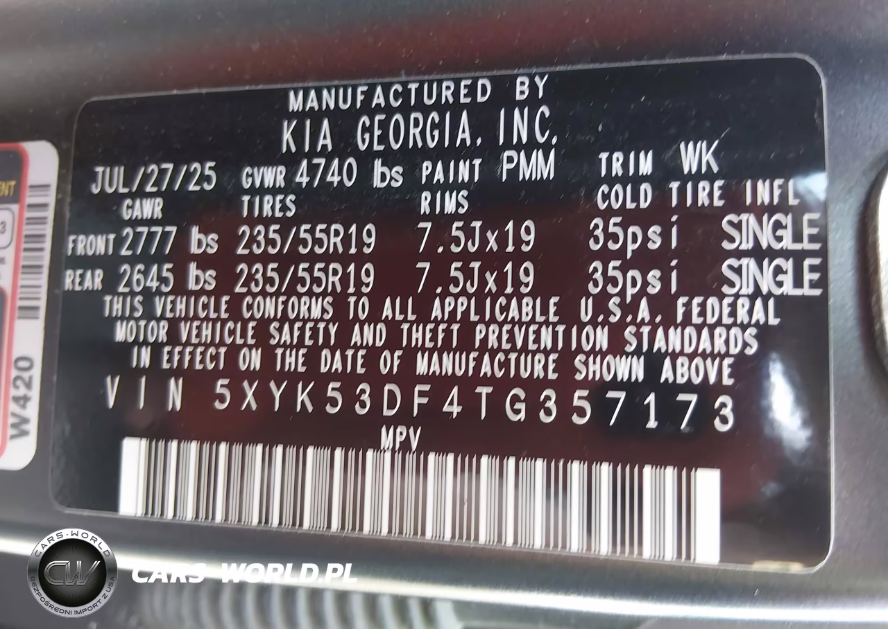 2026 Kia Sportage Sx-Prestige VIN:5XYK53DF4TG357173 - 9
