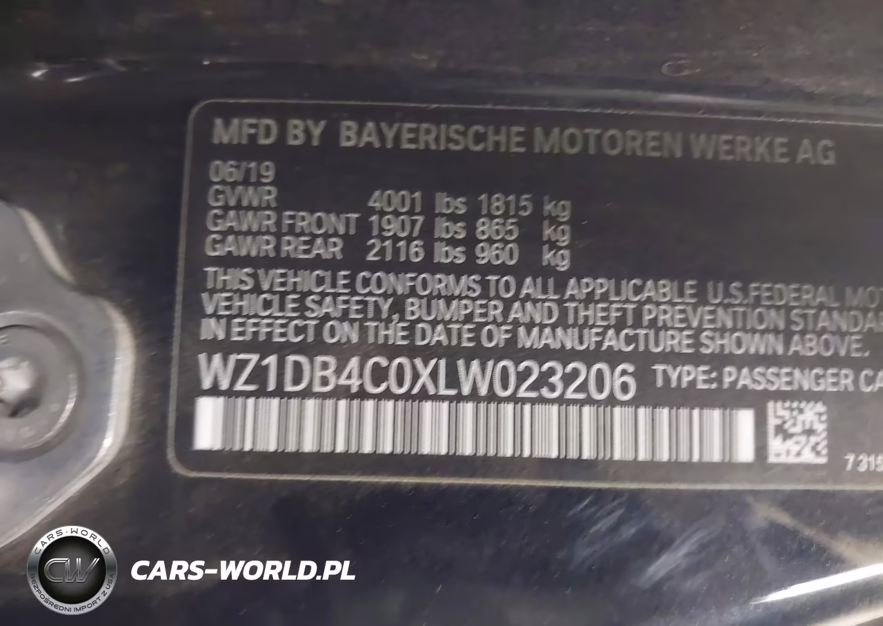 2020 Toyota Gr Supra 3.0 Premium VIN:WZ1DB4C0XLW023206 - 9