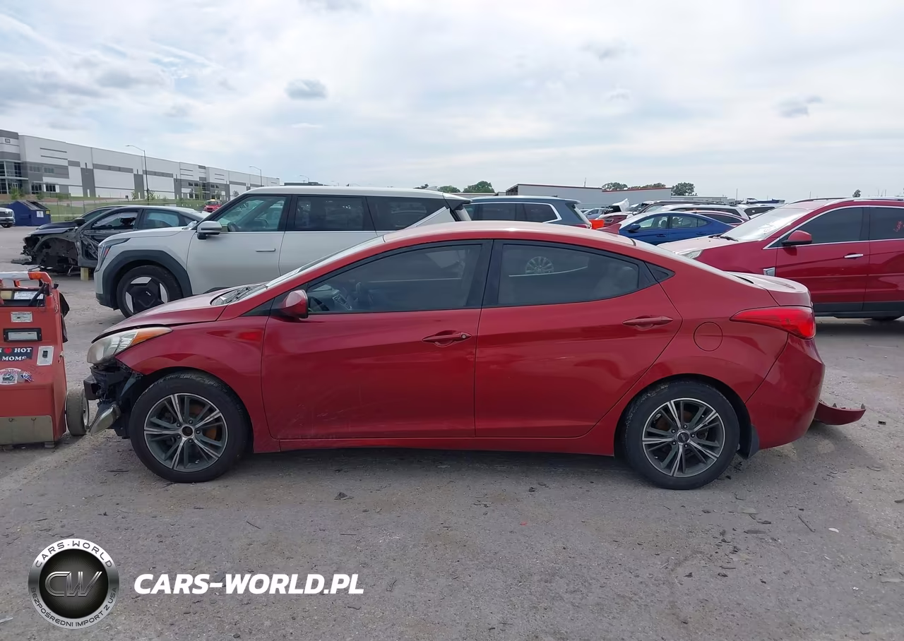 2013 Hyundai Elantra Gls VIN:KMHDH4AE7DU633343 - 14