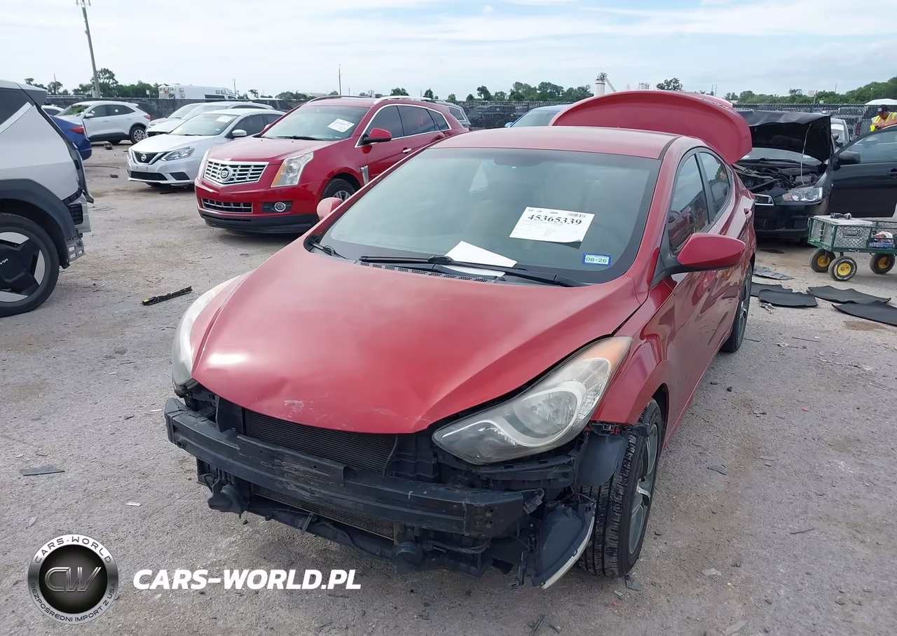 2013 Hyundai Elantra Gls VIN:KMHDH4AE7DU633343 - 2