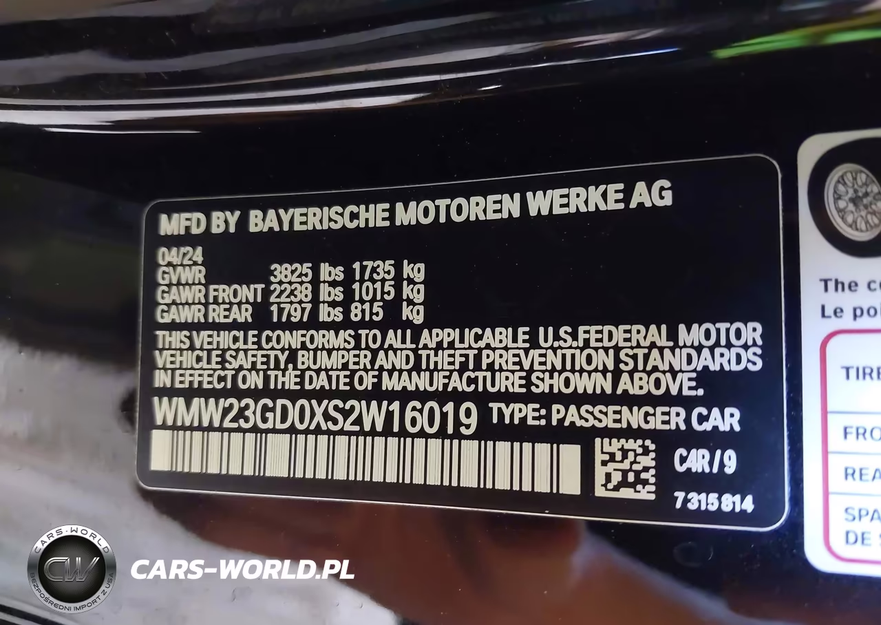 2025 Mini Hardtop Cooper S VIN:WMW23GD0XS2W16019 - 9