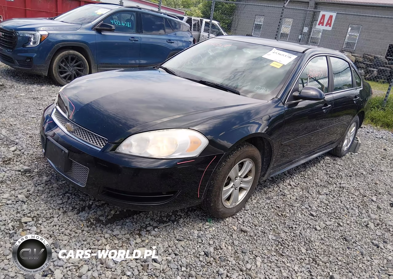 2012 Chevrolet Impala Ls VIN:2G1WF5E38C1161089 - 2