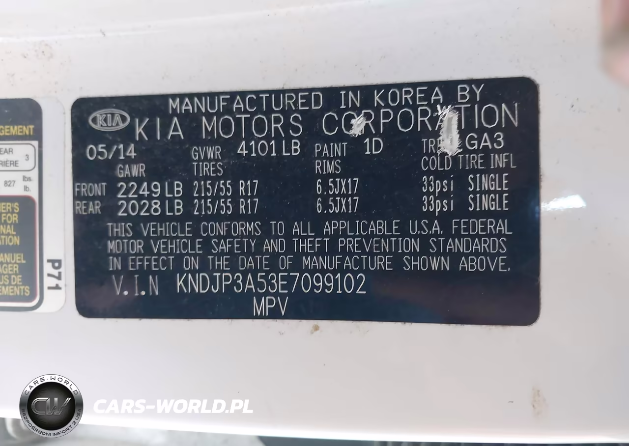 2014 Kia Soul + VIN:KNDJP3A53E7099102 - 9