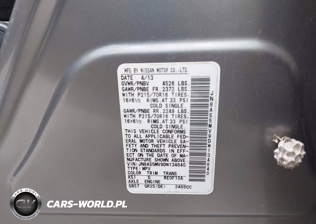 2013 Nissan Rogue S VIN:JN8AS5MV9DW134840 - 9