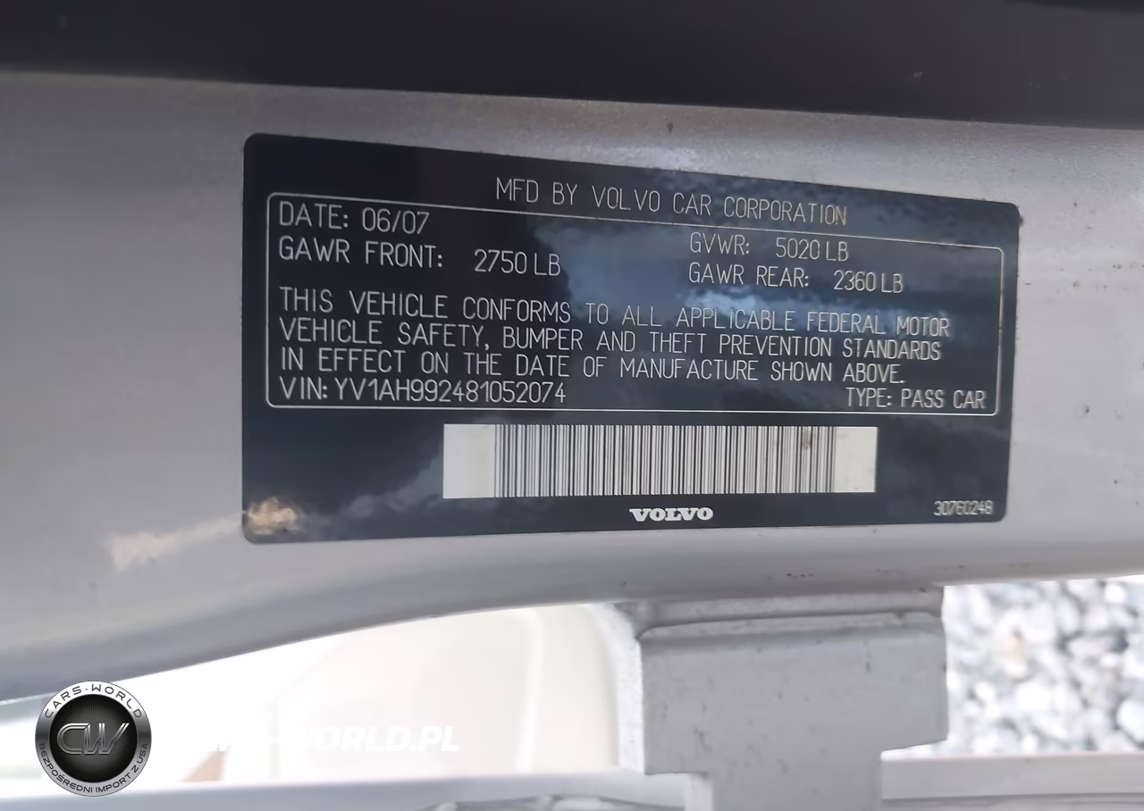 2008 Volvo S80 T6 VIN:YV1AH992481052074 - 9