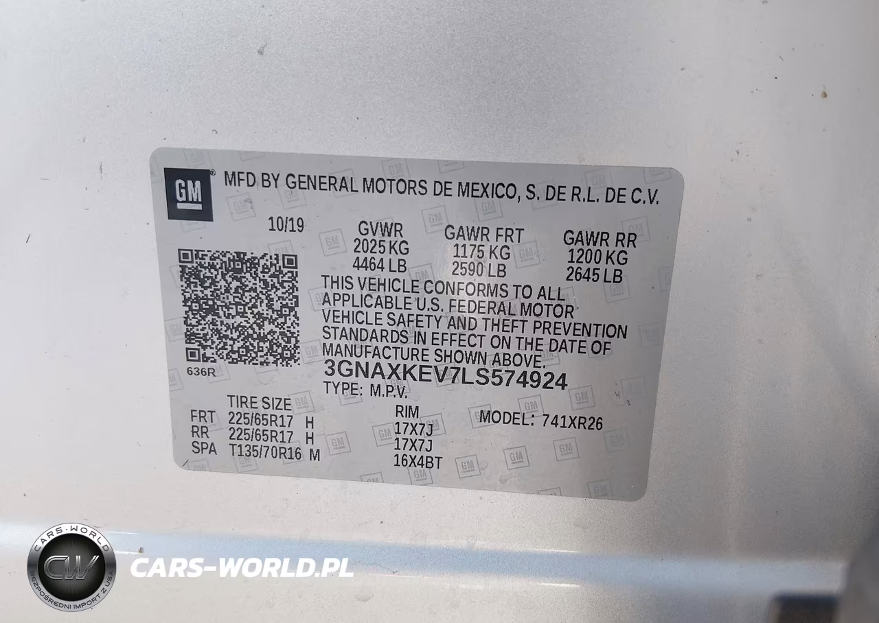 2020 Chevrolet Equinox Fwd Lt 1.5L Turbo VIN:3GNAXKEV7LS574924 - 9