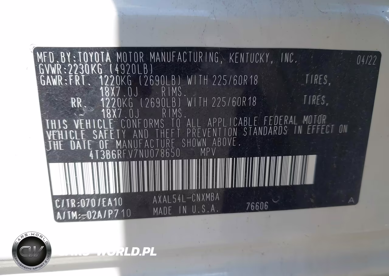 2022 Toyota Rav4 Hybrid Xle Premium VIN:4T3B6RFV7NU078650 - 9