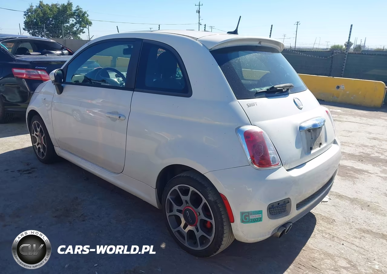 2012 Fiat 500 Sport VIN:3C3CFFBR7CT313536 - 3