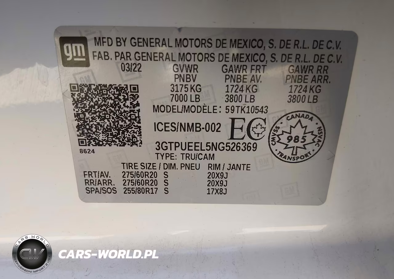 2022 GMC Sierra 1500 At4 VIN:3GTPUEEL5NG526369 - 9