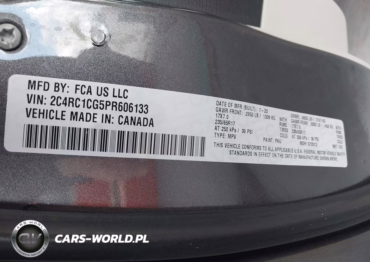2023 Chrysler Voyager Lx VIN:2C4RC1CG5PR606133 - 9