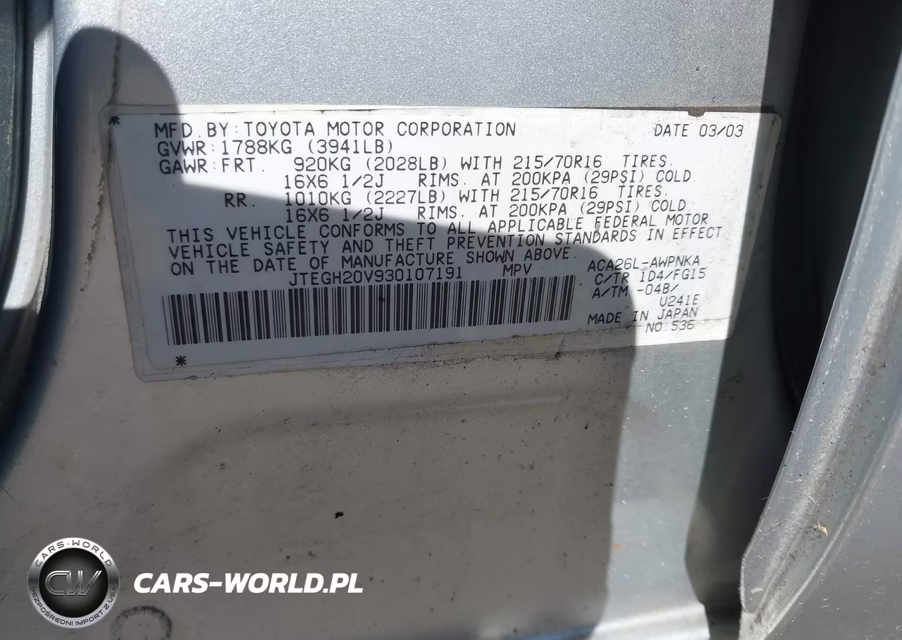 2003 Toyota Rav4 VIN:JTEGH20V930107191 - 9