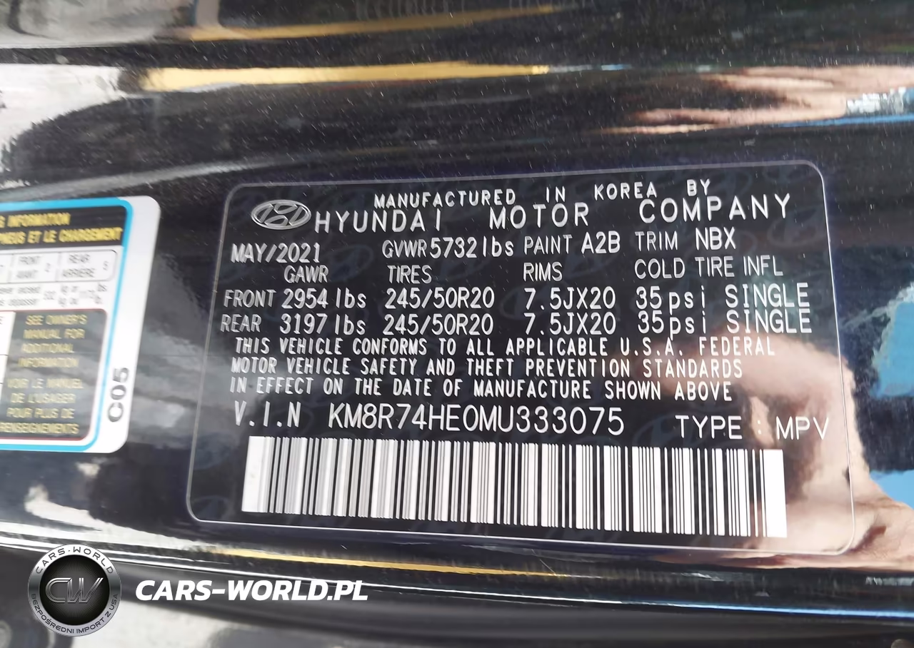 2021 Hyundai Palisade Calligraphy VIN:KM8R74HE0MU333075 - 9