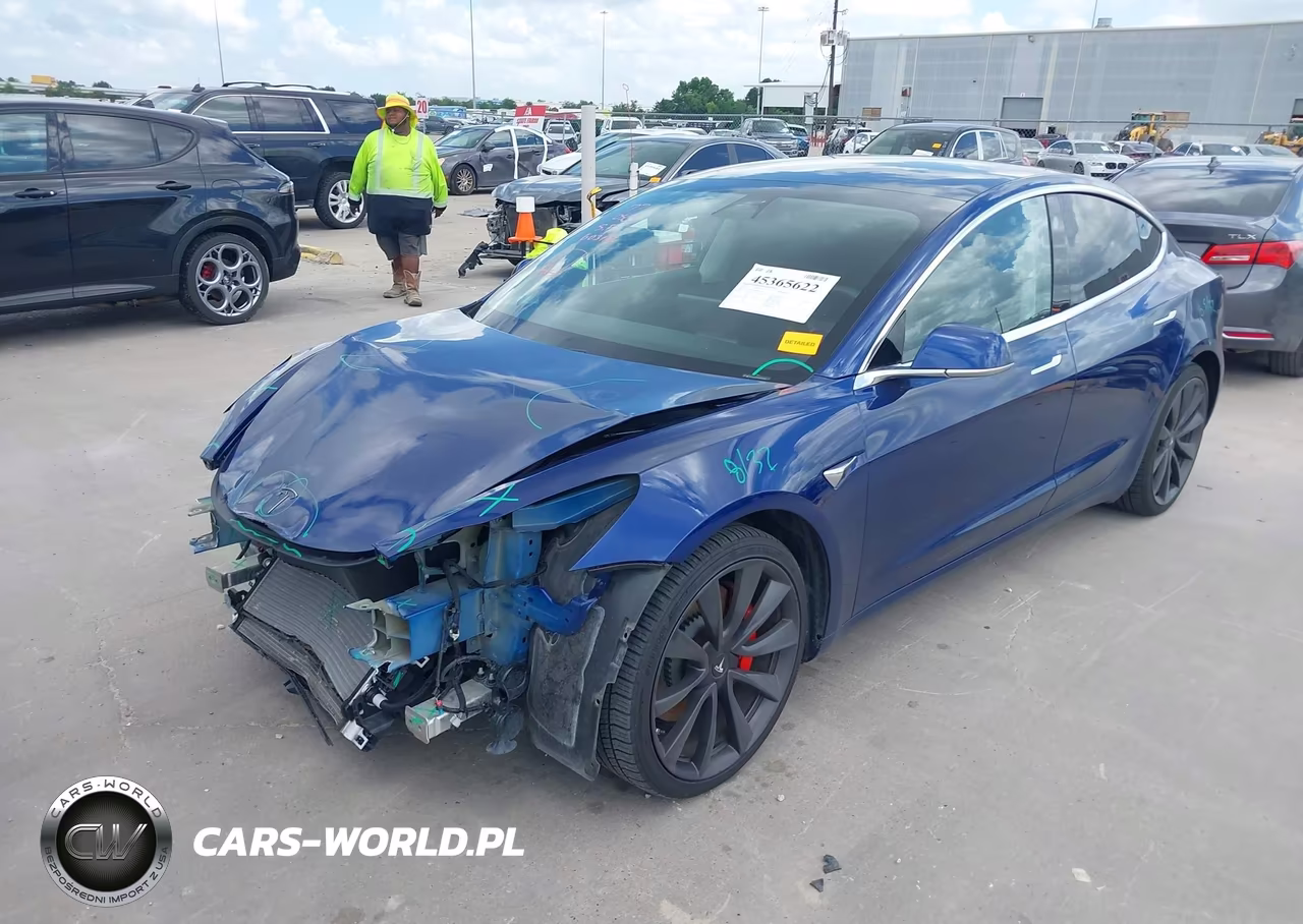 2020 Tesla Model 3 Performance Dual Motor All-Wheel Drive VIN:5YJ3E1EC7LF603136 - 2