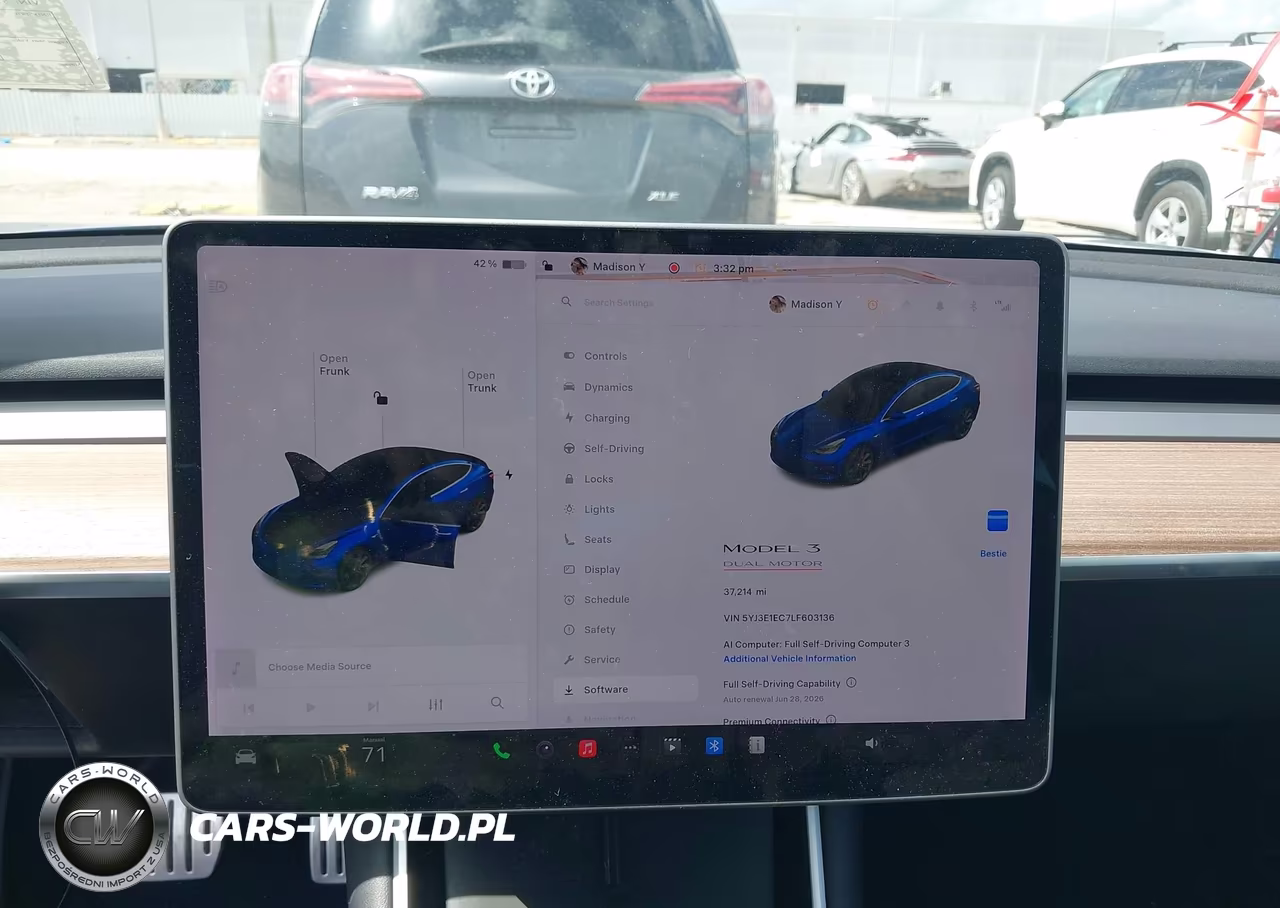 2020 Tesla Model 3 Performance Dual Motor All-Wheel Drive VIN:5YJ3E1EC7LF603136 - 7