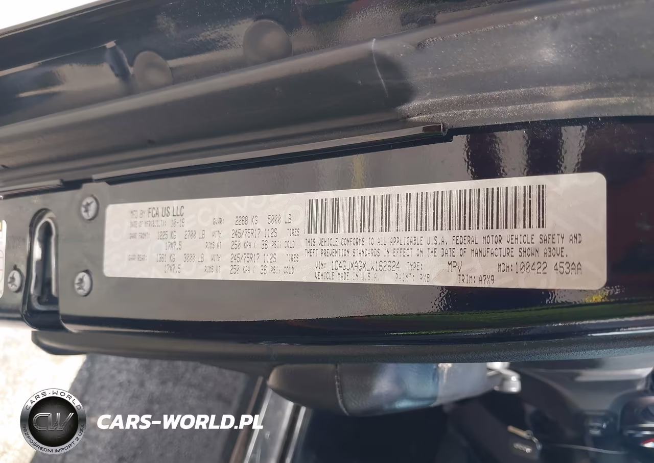 2020 Jeep Wrangler Sport 4X4 VIN:1C4GJXAGXLW162624 - 9