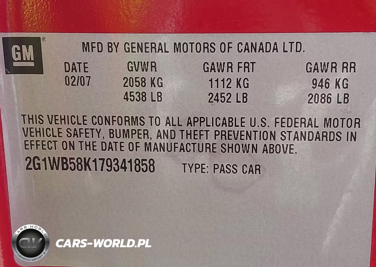 2007 Chevrolet Impala Ls VIN:2G1WB58K179341858 - 9