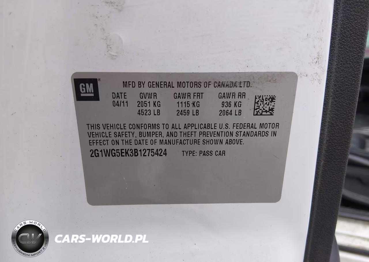 2011 Chevrolet Impala Lt VIN:2G1WG5EK3B1275424 - 9