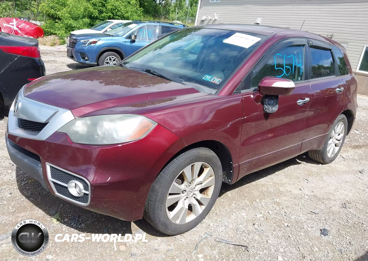 2010 Acura Rdx VIN:5J8TB1H20AA007837 - 2