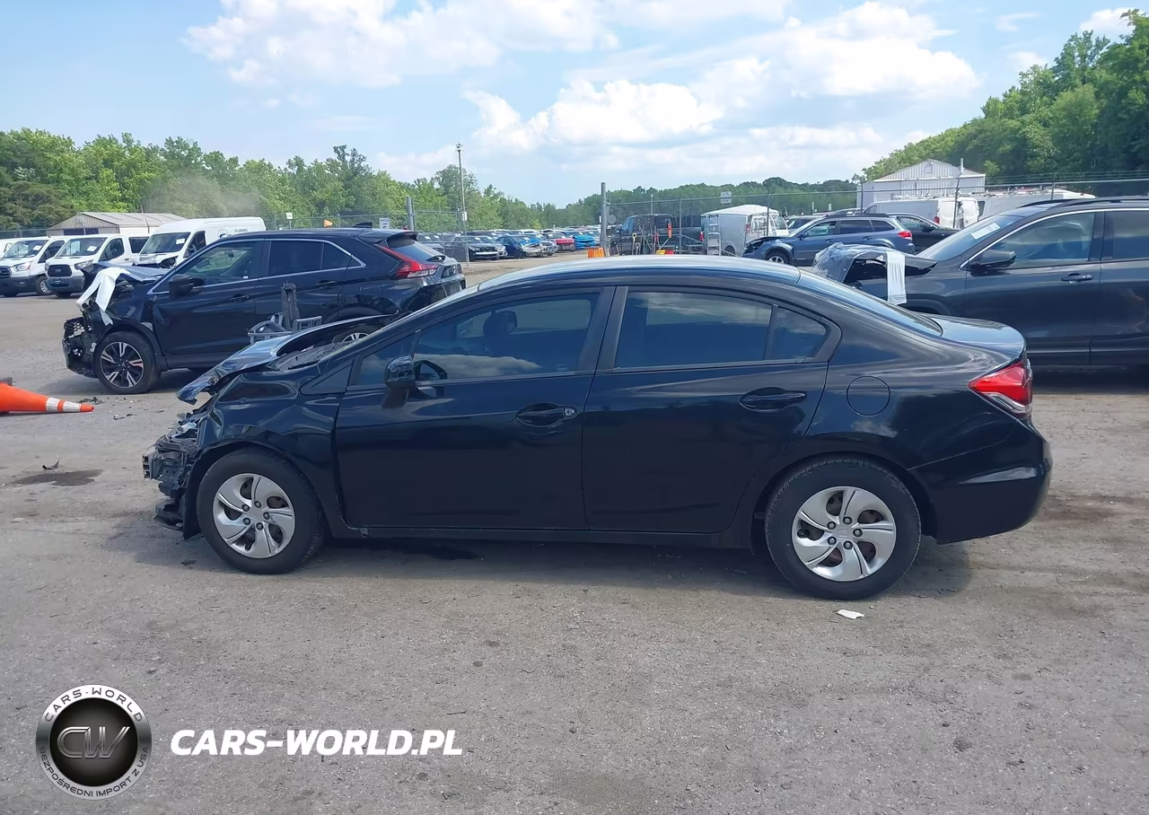 2013 Honda Civic Lx VIN:19XFB2F54DE022521 - 15
