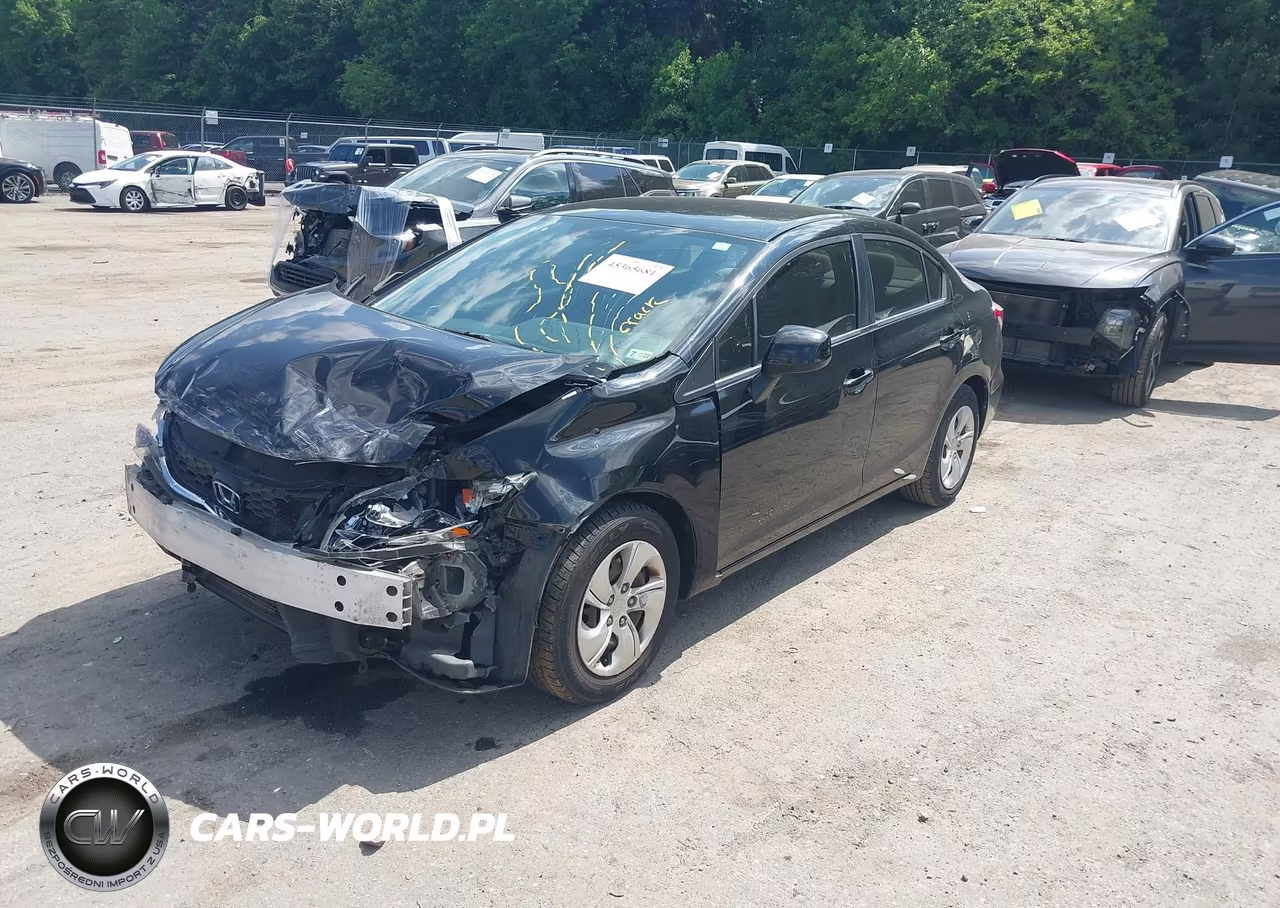 2013 Honda Civic Lx VIN:19XFB2F54DE022521 - 2