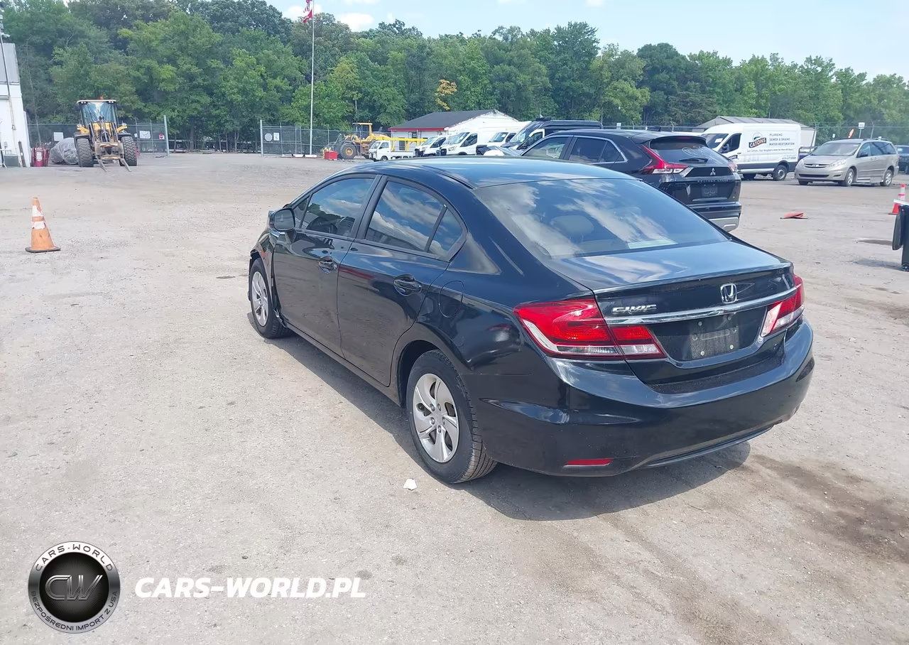 2013 Honda Civic Lx VIN:19XFB2F54DE022521 - 3