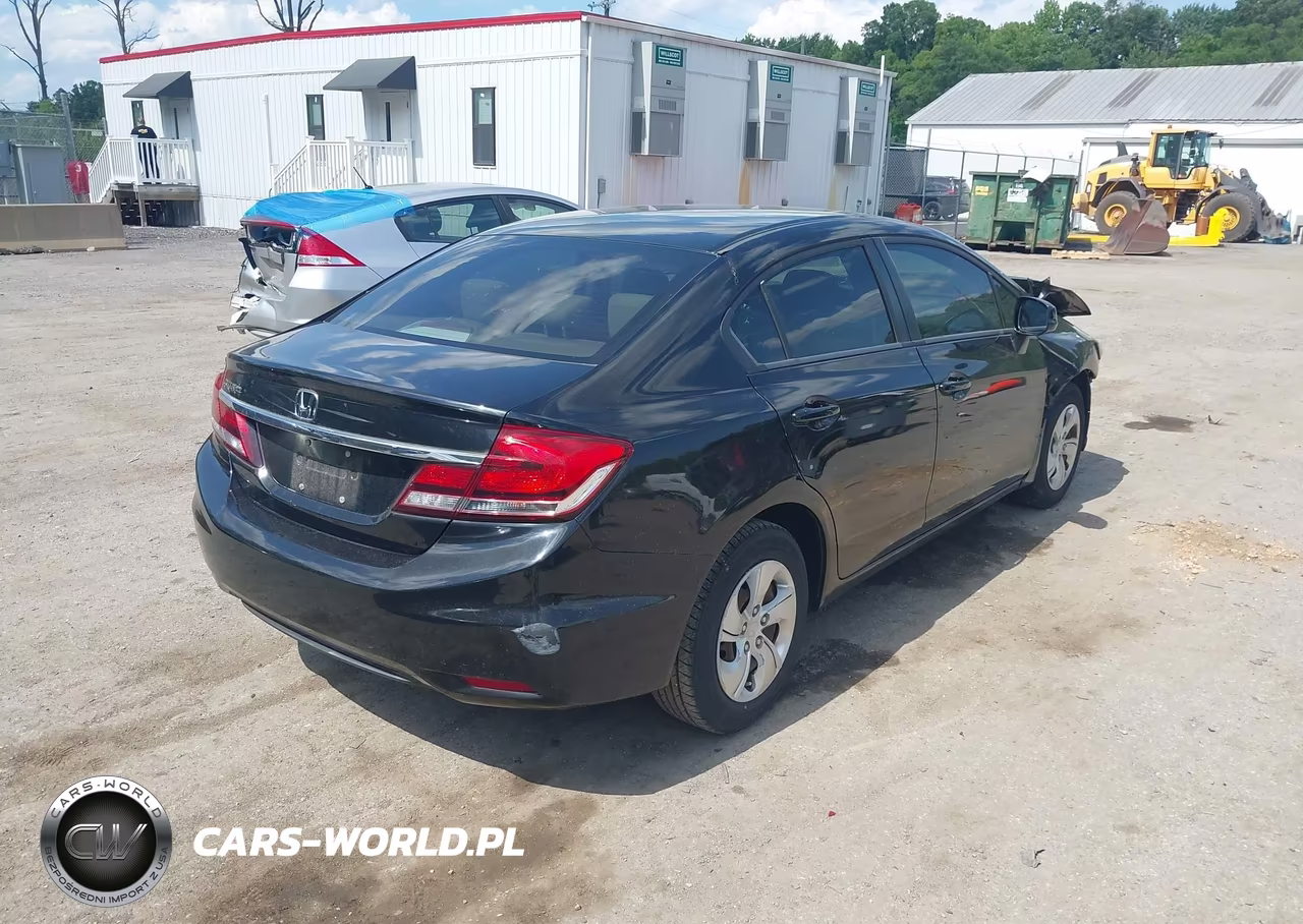 2013 Honda Civic Lx VIN:19XFB2F54DE022521 - 4
