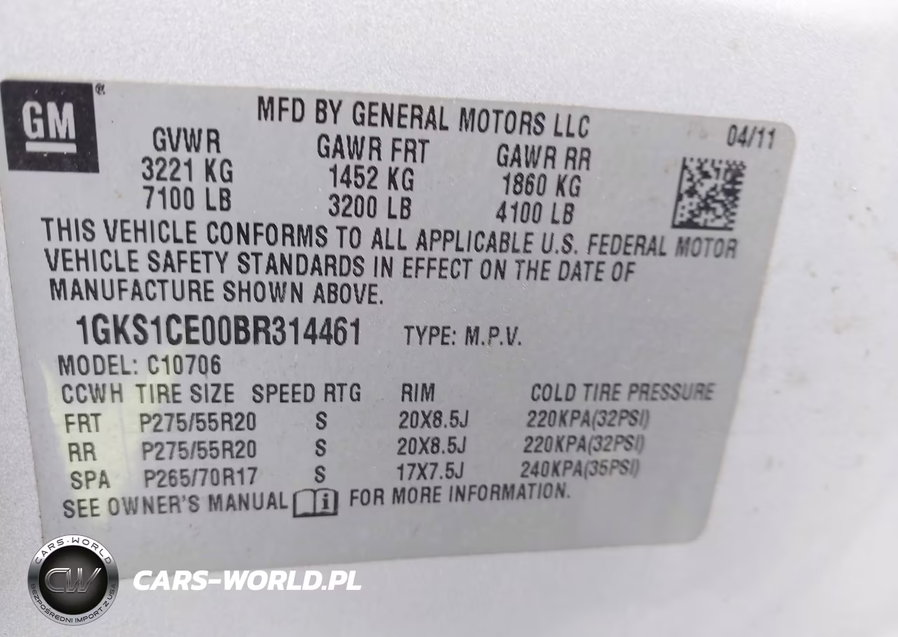 2011 GMC Yukon Slt VIN:1GKS1CE00BR314461 - 9