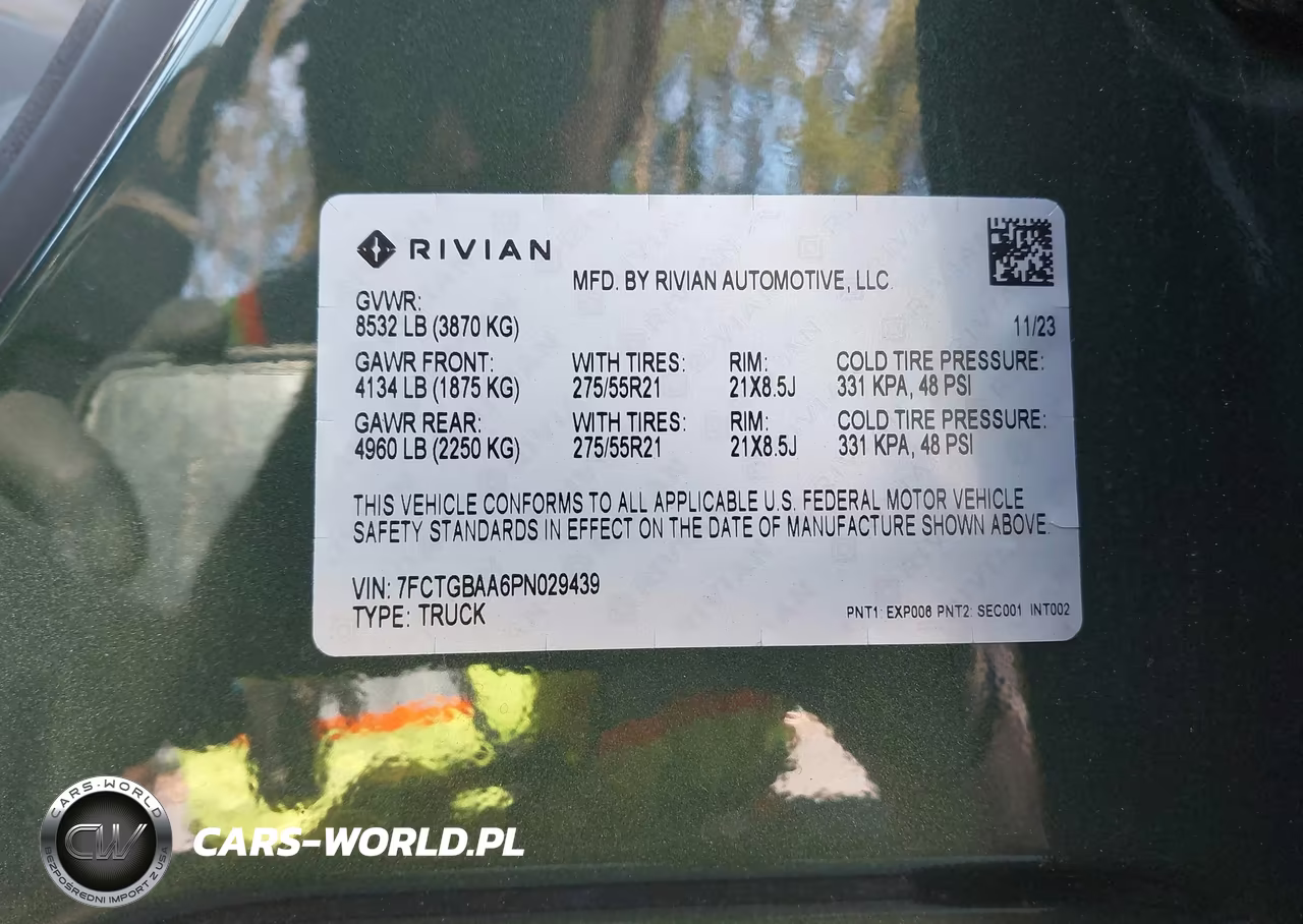 2023 Rivian R1T Adventure-Adventure Dual Motor Large Pack-Adventure Dual Motor Max Pack VIN:7FCTGBAA6PN029439 - 9