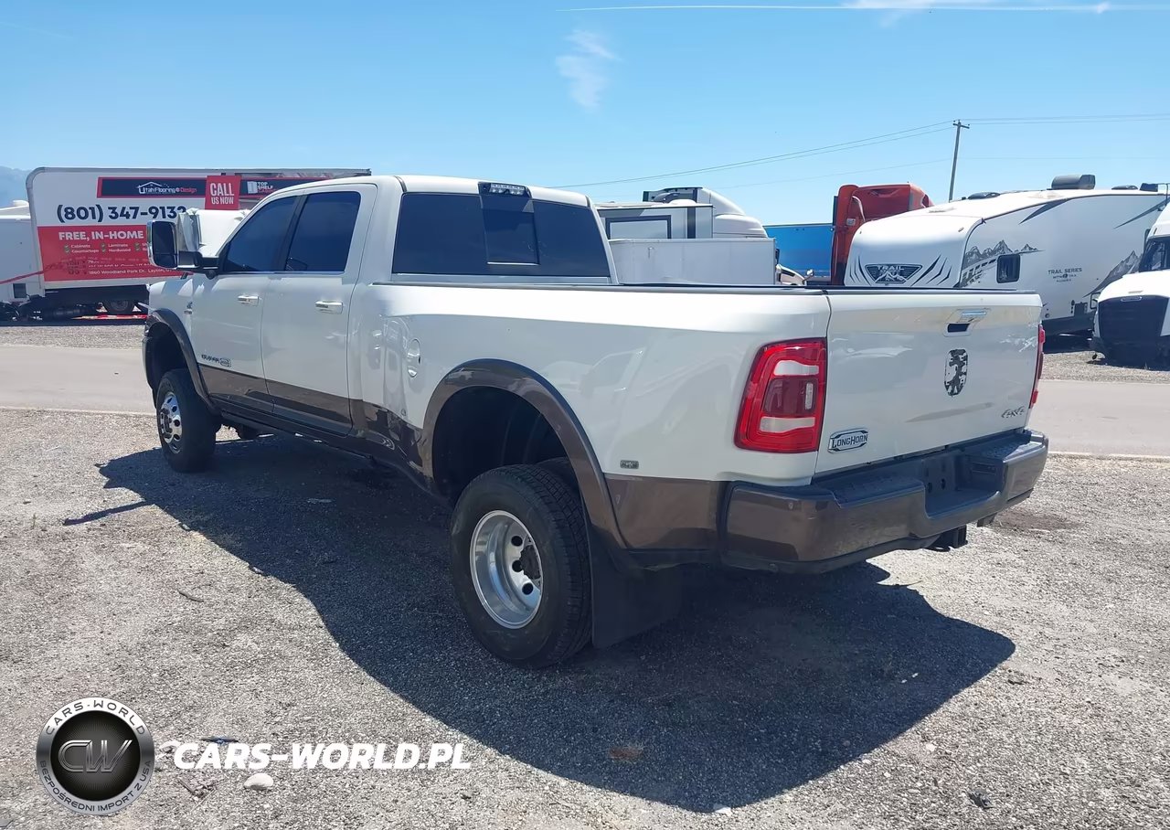 2021 Ram 3500 Limited Longhorn 4X4 8' Box VIN:3C63RRKL5MG617529 - 3