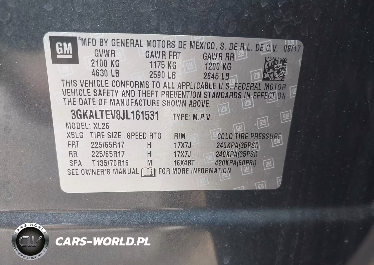 2018 GMC Terrain Sle VIN:3GKALTEV8JL161531 - 9