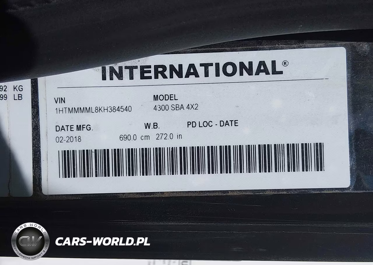 2019 International Durastar 4300 VIN:1HTMMMML8KH384540 - 8