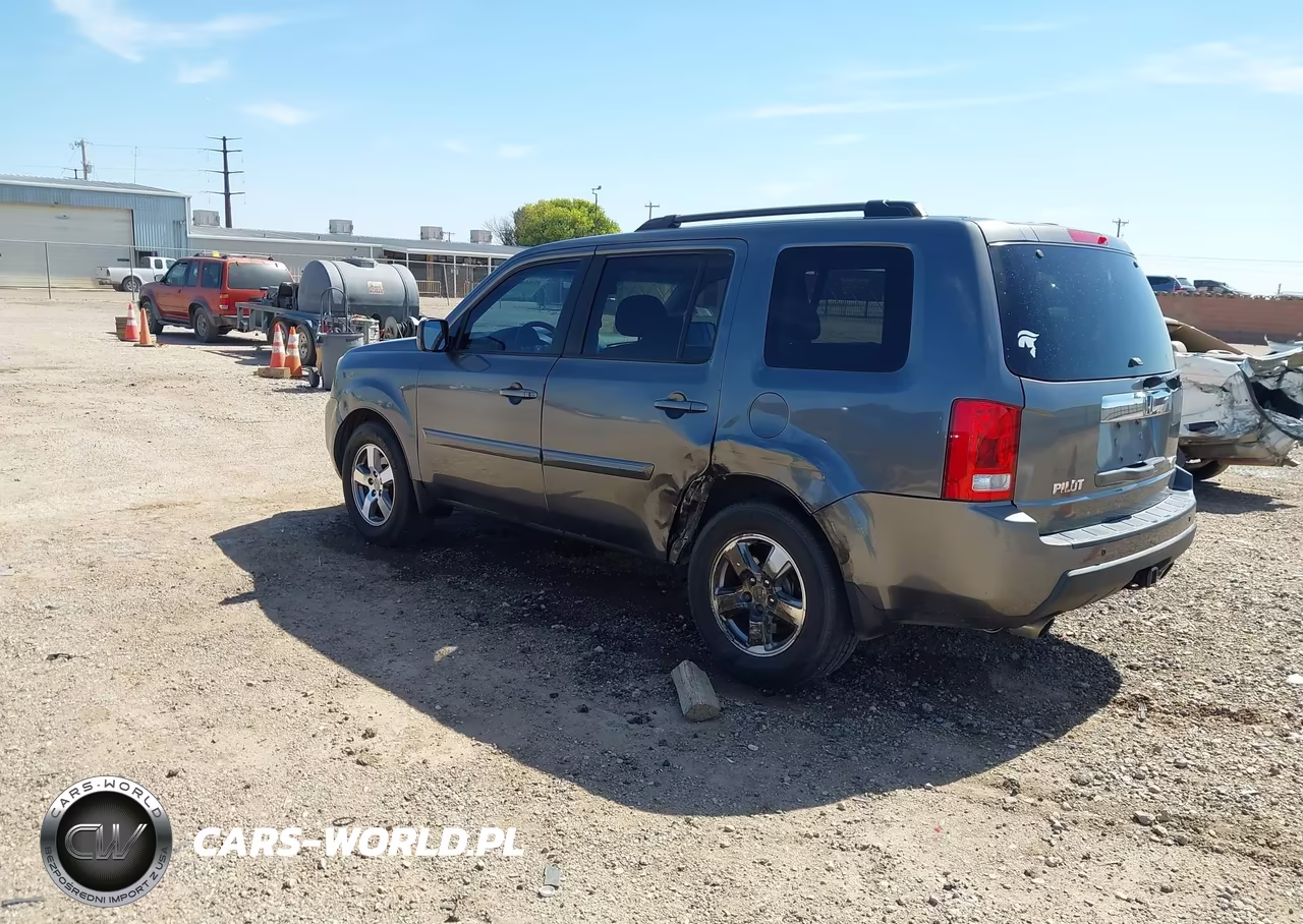 2010 Honda Pilot Ex-L VIN:5FNYF4H66AB024033 - 3