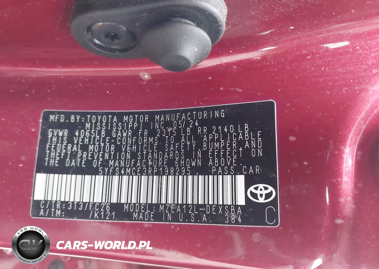2024 Toyota Corolla Se VIN:5YFS4MCE3RP198295 - 9