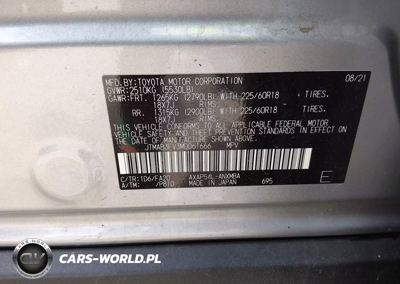 2021 Toyota Rav4 Prime Se VIN:JTMAB3FV3MD061666 - 9