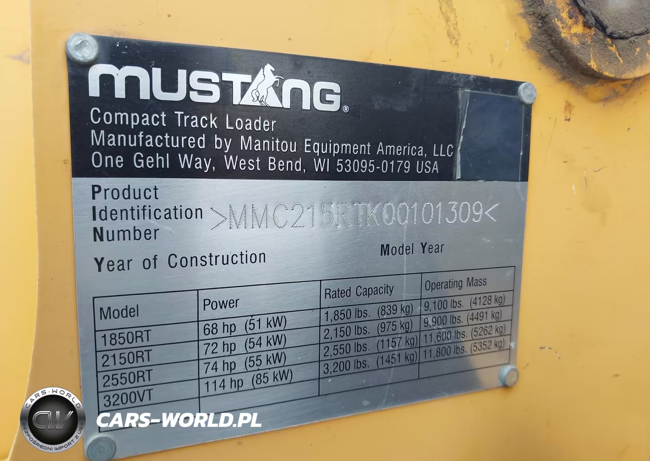 2017 Manitou 215Rt VIN:MMC215RTK00101309 - 9