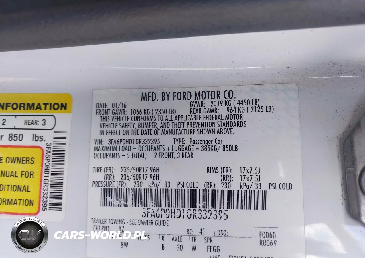 2016 Ford Fusion Se VIN:3FA6P0HD1GR332395 - 9