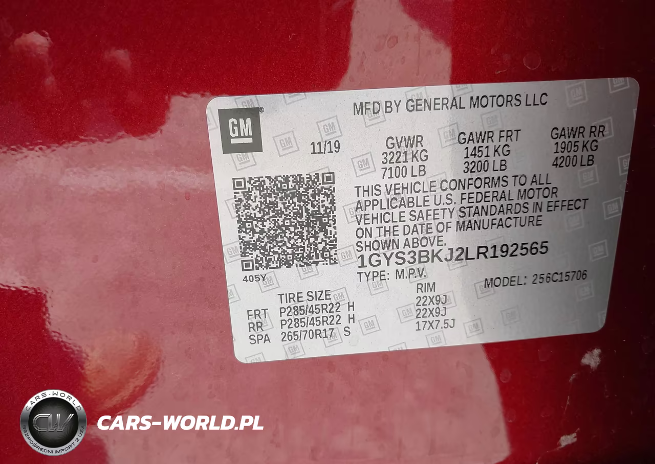 2020 Cadillac Escalade 2Wd Luxury VIN:1GYS3BKJ2LR192565 - 9