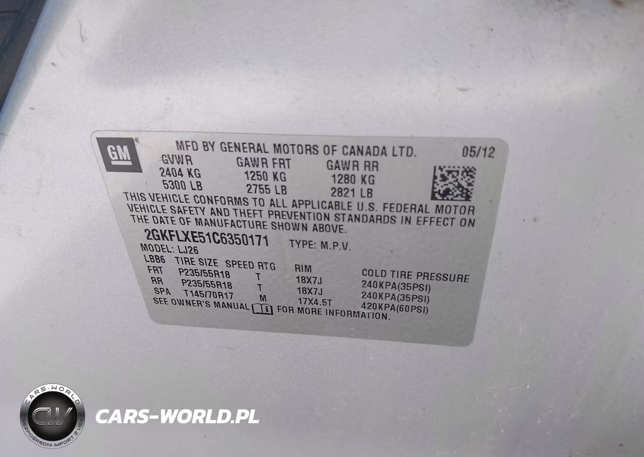 2012 GMC Terrain Slt-2 VIN:2GKFLXE51C6350171 - 9